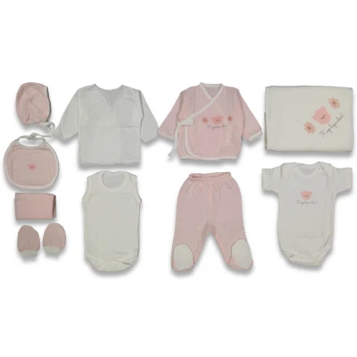 UNISEX 1/3 AY AYI BASKILI MÜSLİN