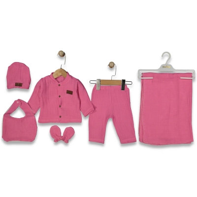 UNISEX 1/3 AY OYALI BATTANİYELİ 4 KAT MÜSLİN 6 LI 