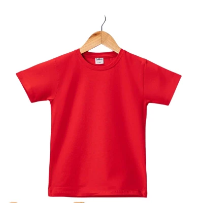 UNISEX 13/16 YAŞ UNİSEX   KIRMIZI   KISA KOL DÜZ B