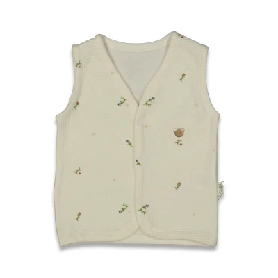 UNISEX 18 Ay,24 Ay,3 Yaş WAFİL ÇITIR DESEN YELEK