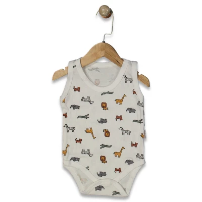 UNISEX 1/9 AY HAYVANLAR ALEMİ ASKILI KÜÇÜK BADY 