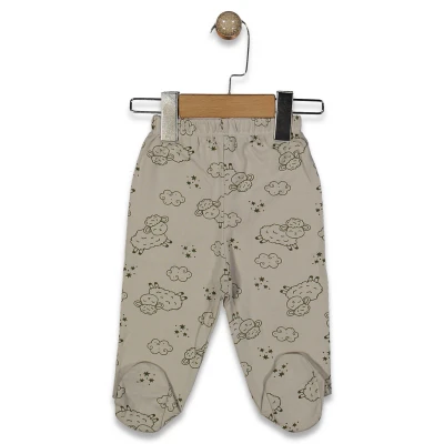 UNISEX 1/9 AY KUZU DESENLİ PATİKLİ TEK ALT