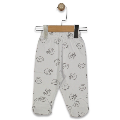 UNISEX 1/9 AY SEVİMLİ SURAT DESENLİ PATİKLİ TEK AL