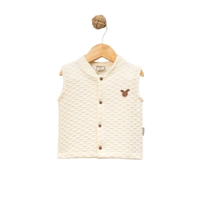 UNISEX 3/12 AY GİPELİ YAKALI YELEK