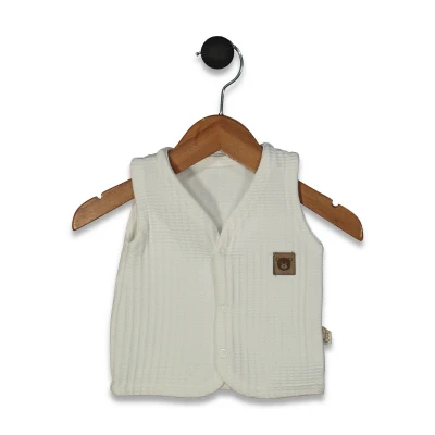UNISEX 3/12 AY KAPİTONE BEBE YELEK 