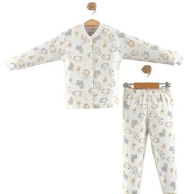 UNISEX 3/6 YAŞ ANIMILS ÇITÇITLI PİJAMA