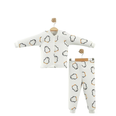 UNISEX 3/6 YAŞ ÇITÇITLI PENGUEN PİJAMA