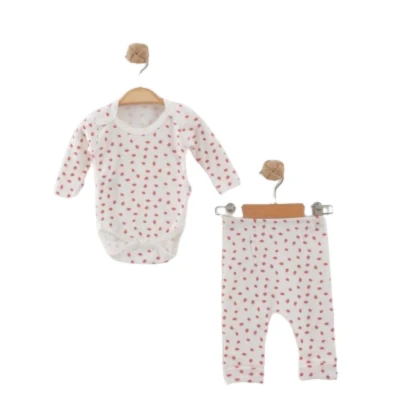 UNISEX 3/9  AY MİNİK ÇİLEK İKİLİ BADİ TAKIM