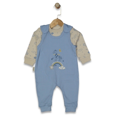 UNISEX 6/12 AY ZÜRAFA NAKIŞ-SALOPET TAKIM