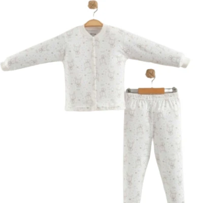 UNISEX 6/24 AY TAVŞAN ÇITÇITLI PİJAMA 