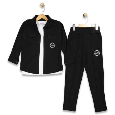 UNISEX 8/12 YAŞ DOUBLE FACE WOODSMAN 3LÜ TAKIM