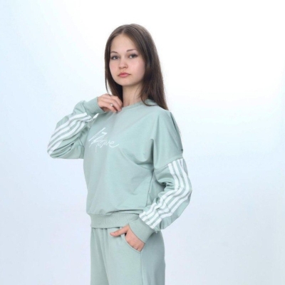 UNISEX 8/16 YAŞ İKİ KOLU 4 ŞERİTLİ SWEAT