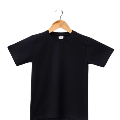 UNISEX 9/12 YAŞ UNİSEX   SİYAH   KISA KOL DÜZ BADİ