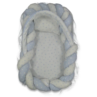 UNISEX CİBİNLİKLİ ÖRGÜLÜ BABY NEST YATAK