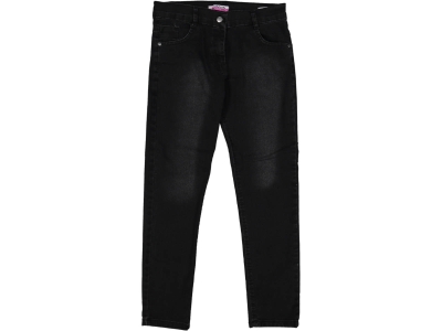 KIZ 13/16 YAŞ KLASİK KESİM SİYAH KOT PANTOLON