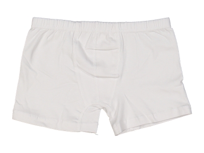 ERKEK 8/9 YAŞ BEYAZ LİKRALI BOXER 