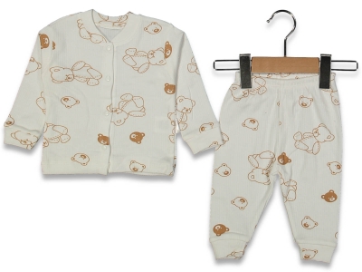 UNISEX 3/9 AY RAPOR AYICIK PİJAMA TAKIM