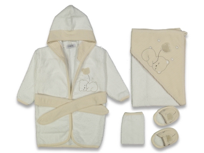 UNISEX 1/9 AY BALON AYI BORNOZ SET