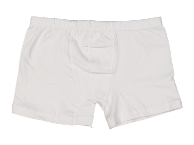 ERKEK 10/11 YAŞ BEYAZ LİKRALI BOXER 