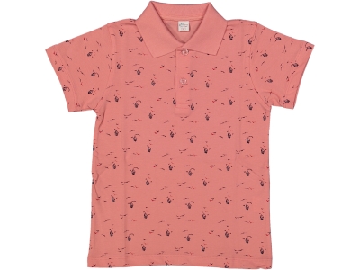 ERKEK 6/9 YAŞ POLO YAKA YELKEN BASKILI SWEAT