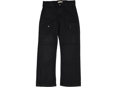 KIZ 12/16 YAŞ KARE CEPLİ ÇITÇITLI KOT PANTOLON 